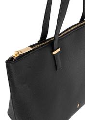 Czarna torebka shopper damska TOREC-0953A-9I(Z26)