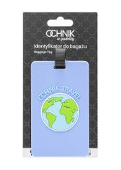 Багажна бирка AW-012-0009-7P(W26), вигляд виробу спереду на білому тлі.