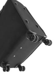 Комплект валіз на колесах 19"/24"/28" WALNY-0045-99(W26), вигляд виробу з колесами на білому фоні.