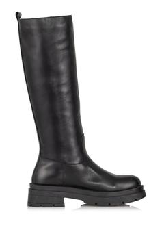 Жіночі чорні шкіряні черевики BUTYD-0935A-99(Z25)