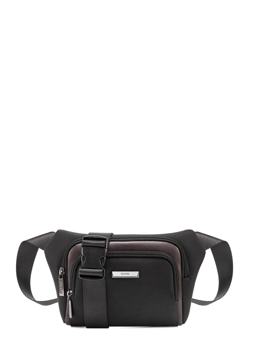 Чорна чоловіча поясна сумка TORMN-0380-98(Z25)