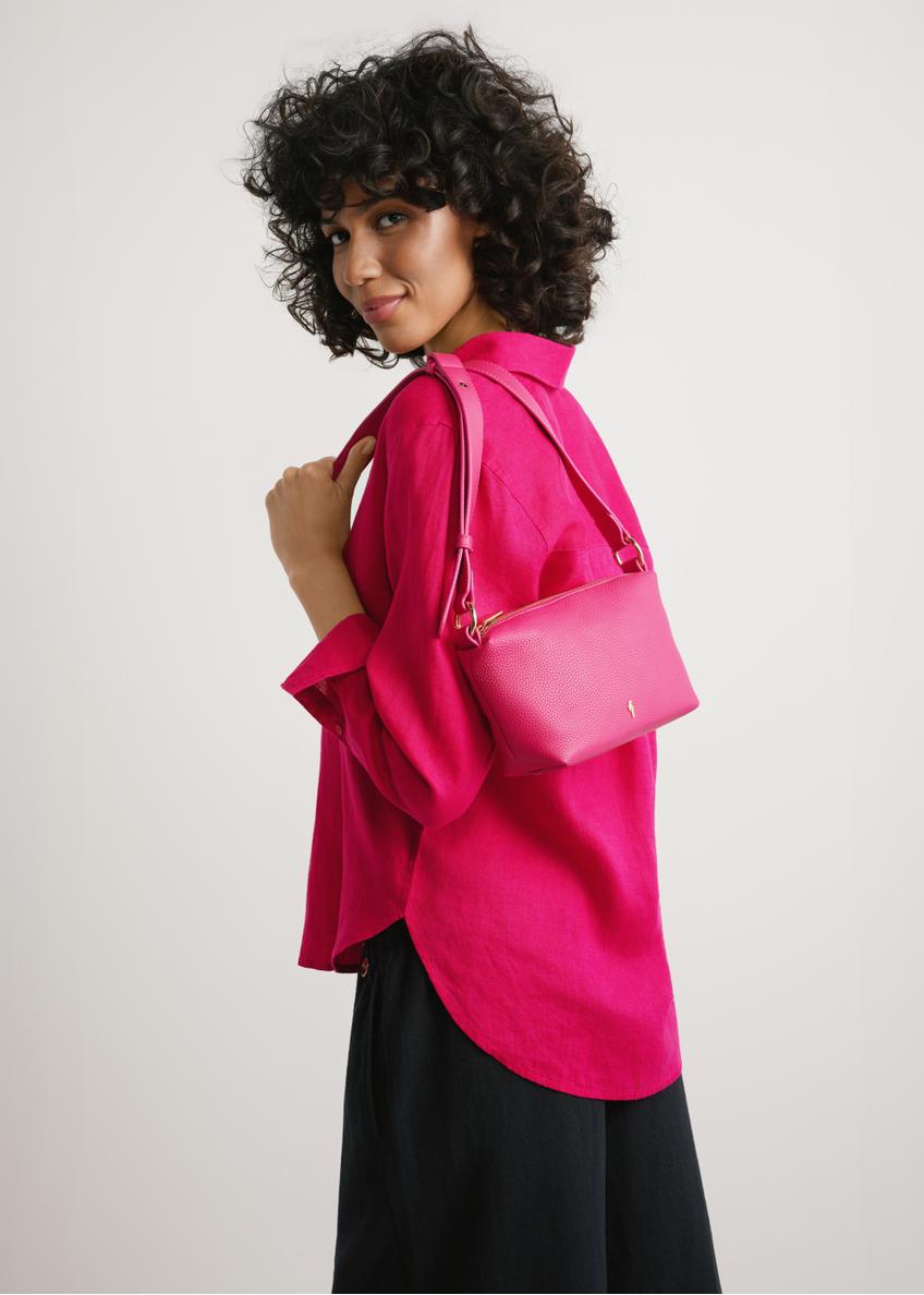 Маленька жіноча сумочка фуксія TOREC-0882-5E(W26)