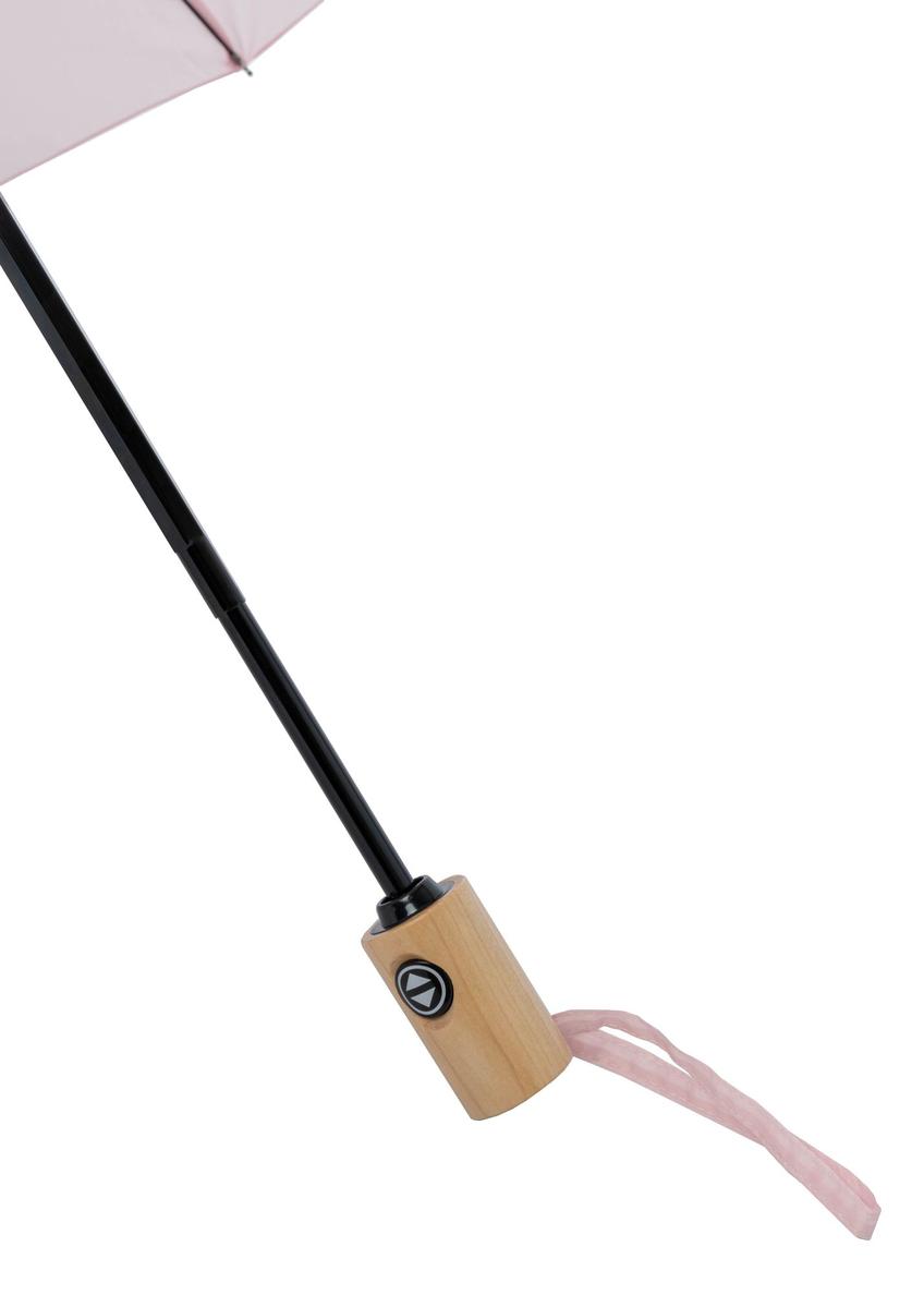 Складна жіноча парасолька світло-рожевого кольору PARSD-0034-5A(W26)