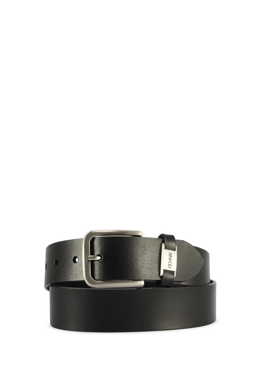 Чорний чоловічий шкіряний ремінь PASMS-0273-99(Z25)