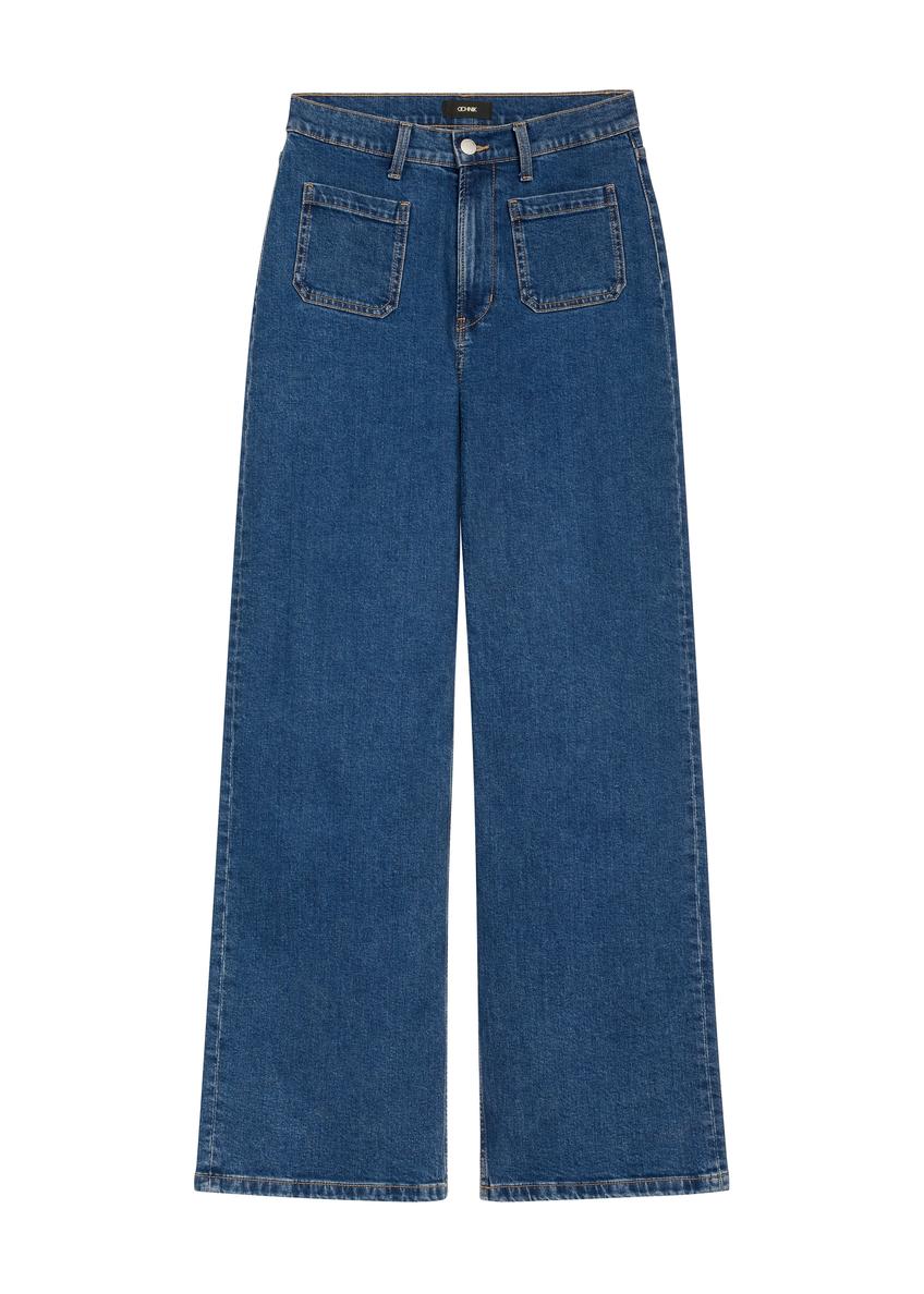 Жіночі джинсові сині штани JEADT-0014-7H(W26)