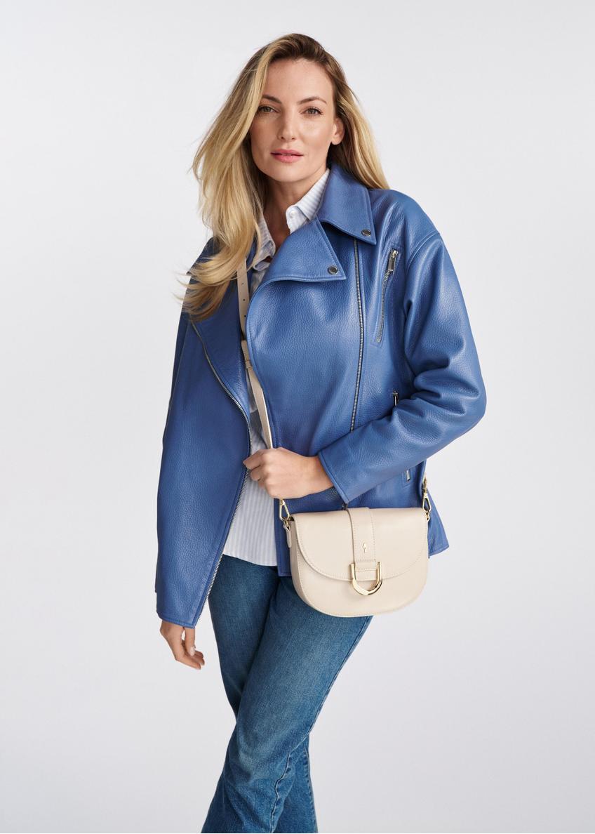 Kremowa torebka listonoszka damska TOREC-0879A-12(W25)