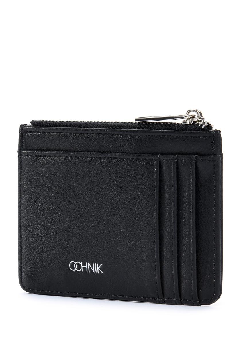 Czarne etui na karty POREC-0413-99(W26)