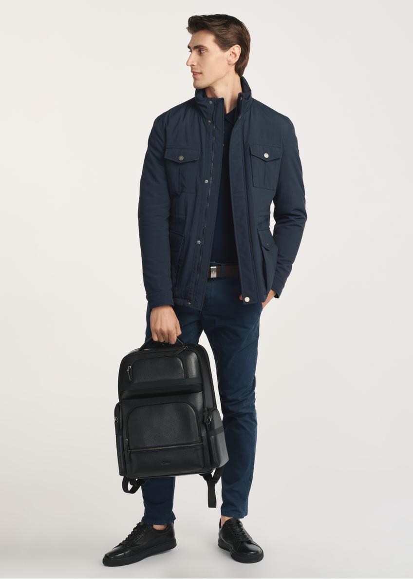 Czarny pojemny plecak męski PLCMS-0022-99(Z25)