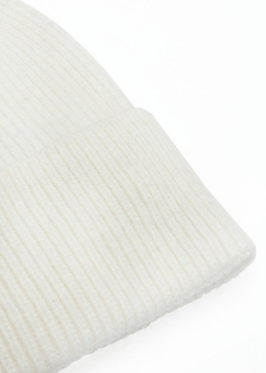 Біла жіноча шапка CZADT-0206-11(Z25)