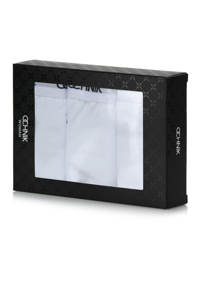 Trójpak białych slipów damskich ZESDS-0002-11(Z24)