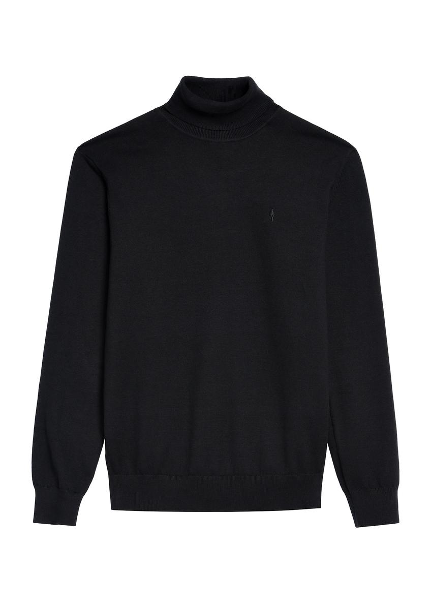 Чорний чоловічий гольф  SWEMT-0095B-99(Z25)