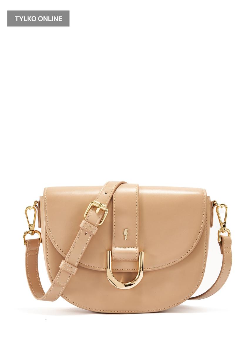 Beżowa torebka listonoszka damska TOREC-0879A-81(W25)