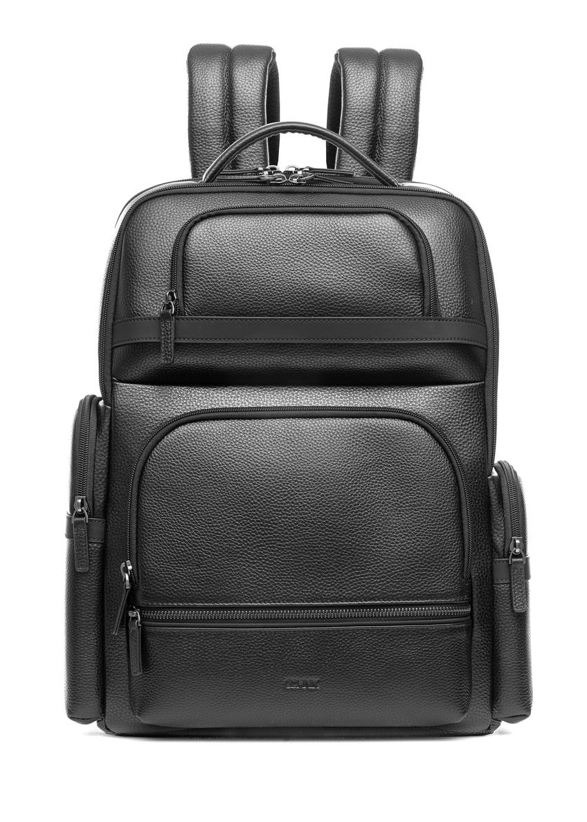 Czarny pojemny plecak męski PLCMS-0022-99(Z25)