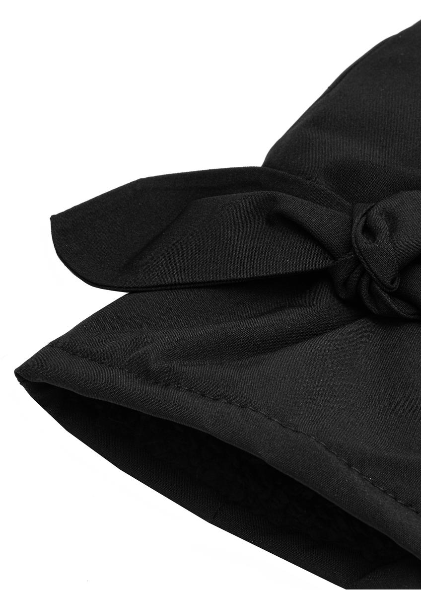 Czarne zimowe rękawiczki damskie REKDT-0035-99(Z25)