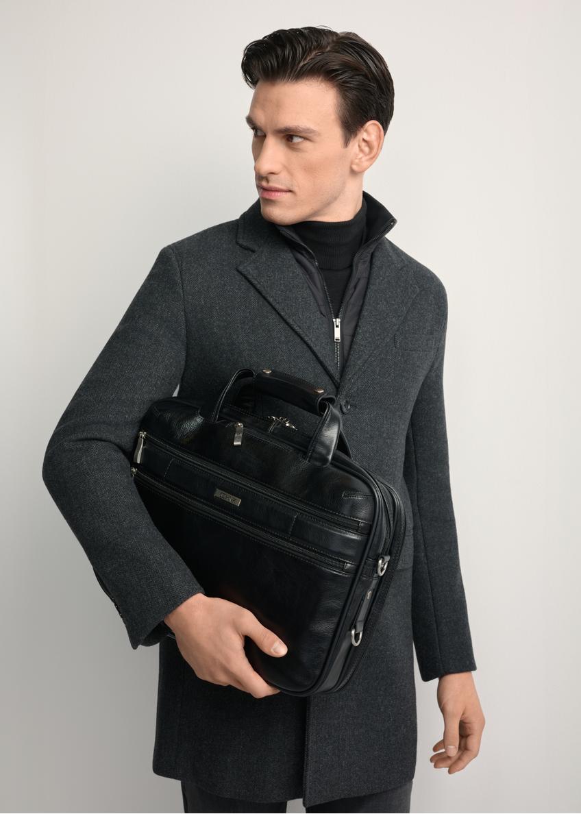 Чорна чоловіча шкіряна сумка TORMS-0483-99(Z25)