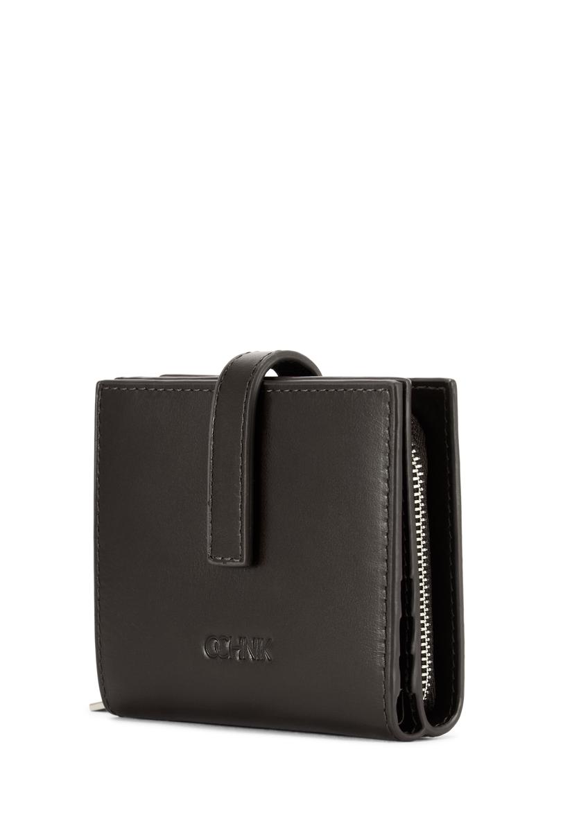 Czarny skórzany portfel damski PORES-0975-99(Z25)