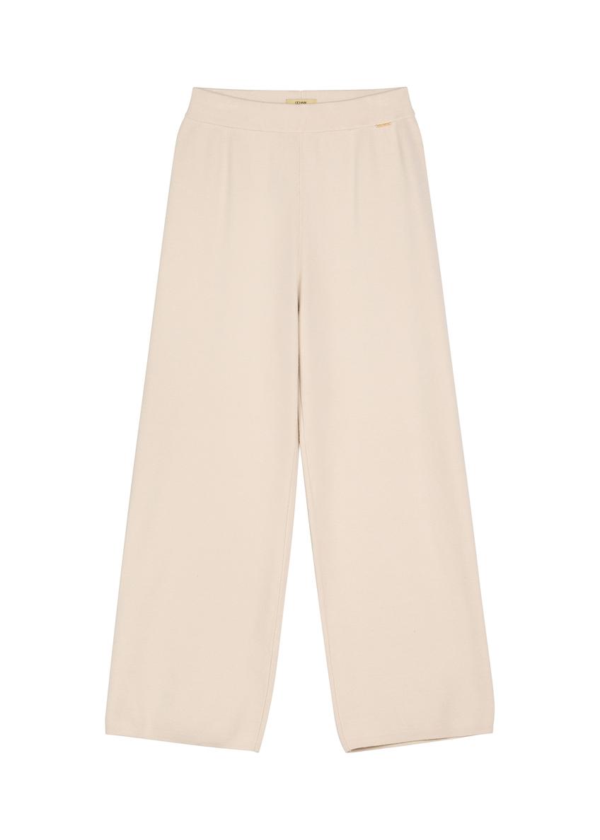 Жіночі широкі бежеві штани SPODT-0121-1A(W26)