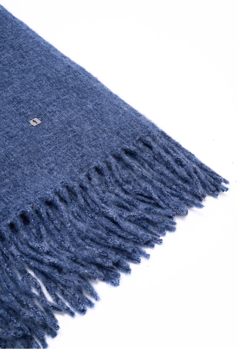 Szary szalik damski z frędzlami SZADT-0209-91(Z25)