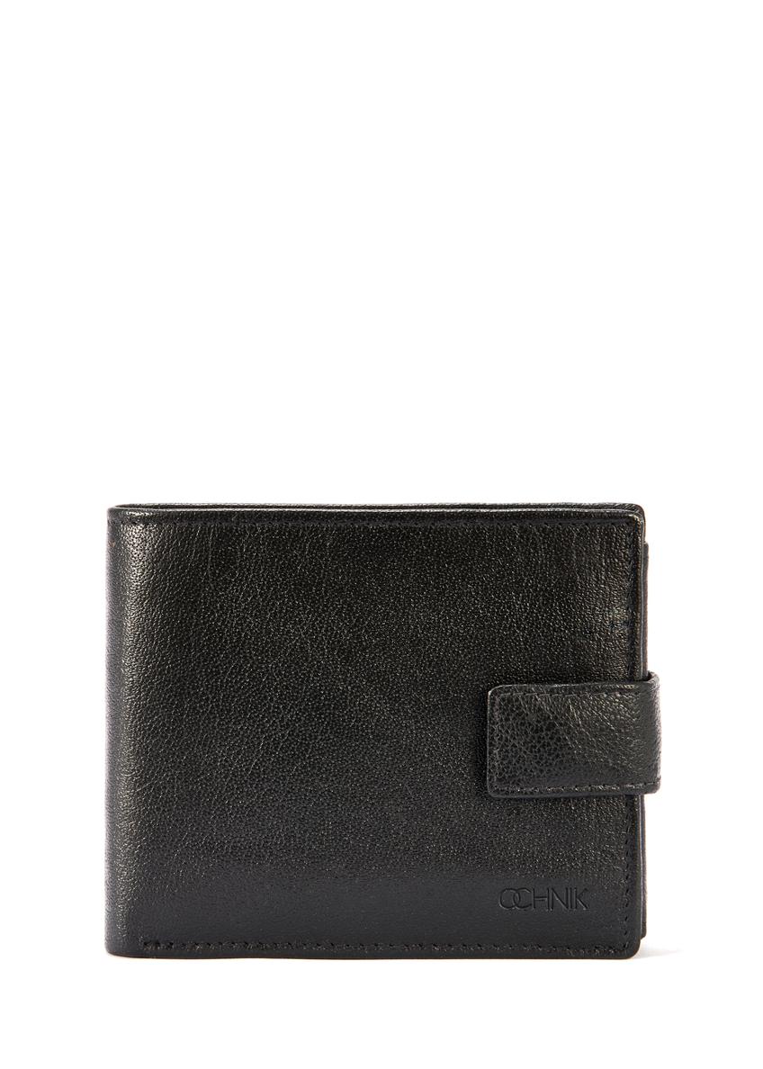 Чорний чоловічий шкіряний гаманець PORMS-0651-99(W26)