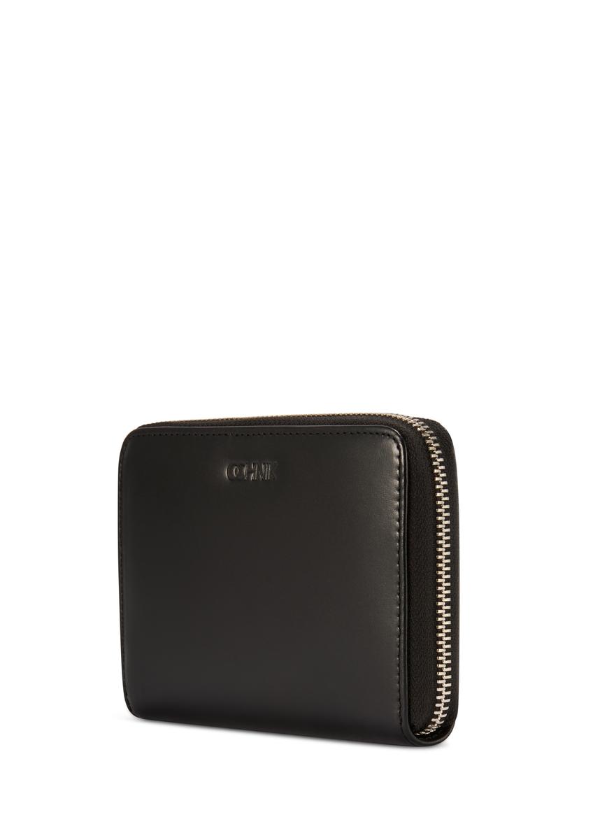 Czarny skórzany portfel damski PORES-0976-99(Z25)