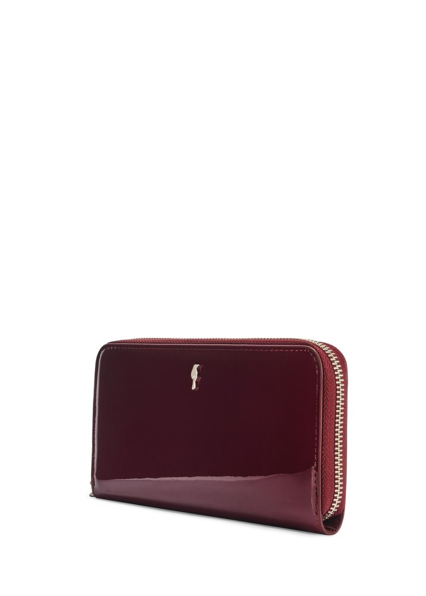 Duży bordowy portfel damski POREC-0418-49(Z25)
