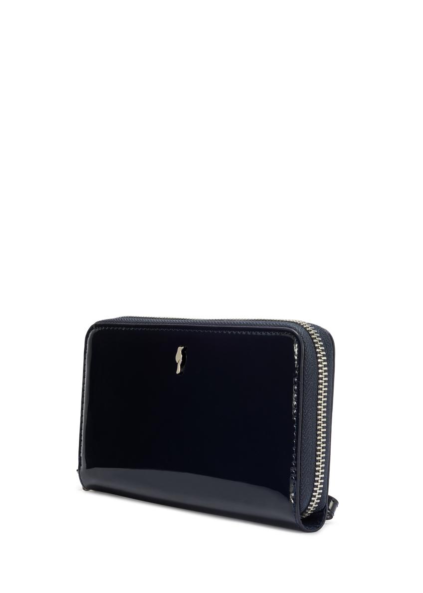 Duży granatowy portfel damski POREC-0418-69(Z25)