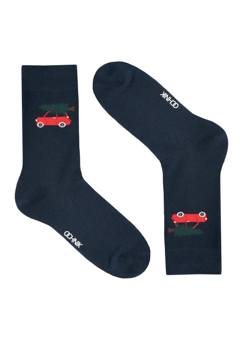 Zestaw długich świątecznych skarpet męskich ZESMT-0060-15(Z25)