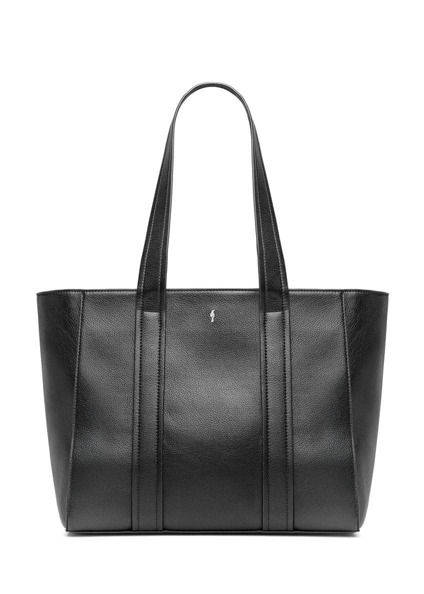 Czarna torebka damska shopper TOREC-1133-99(W26)