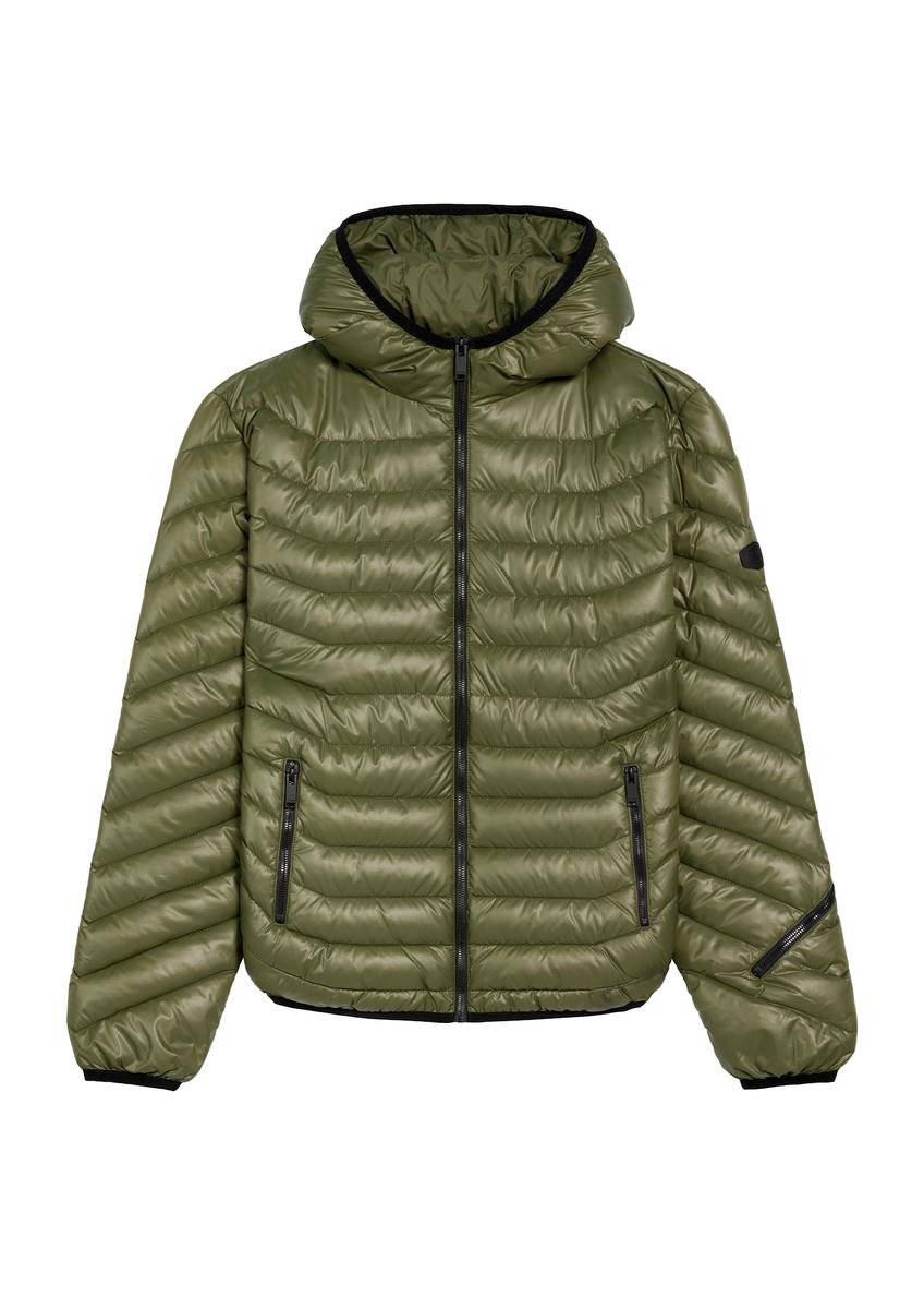 Чоловіча куртка кольору хакі KURMT-0380-57(Z25)