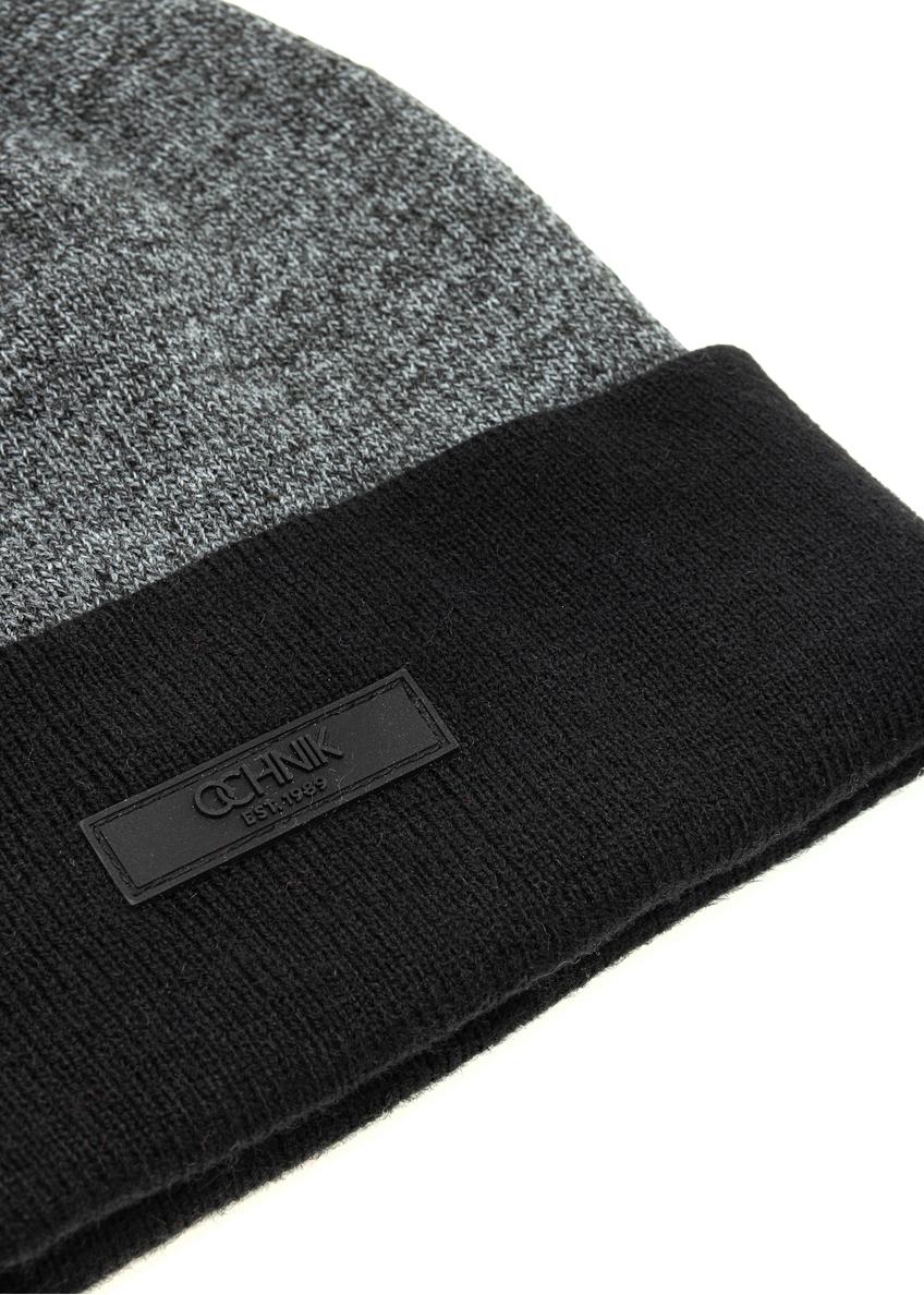 Сіра зимова чоловіча шапка CZAMT-0082-95 (Z25)