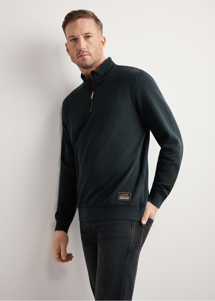 Чорна чоловіча бавовняна кофта BLZMT-0077-99(W26)