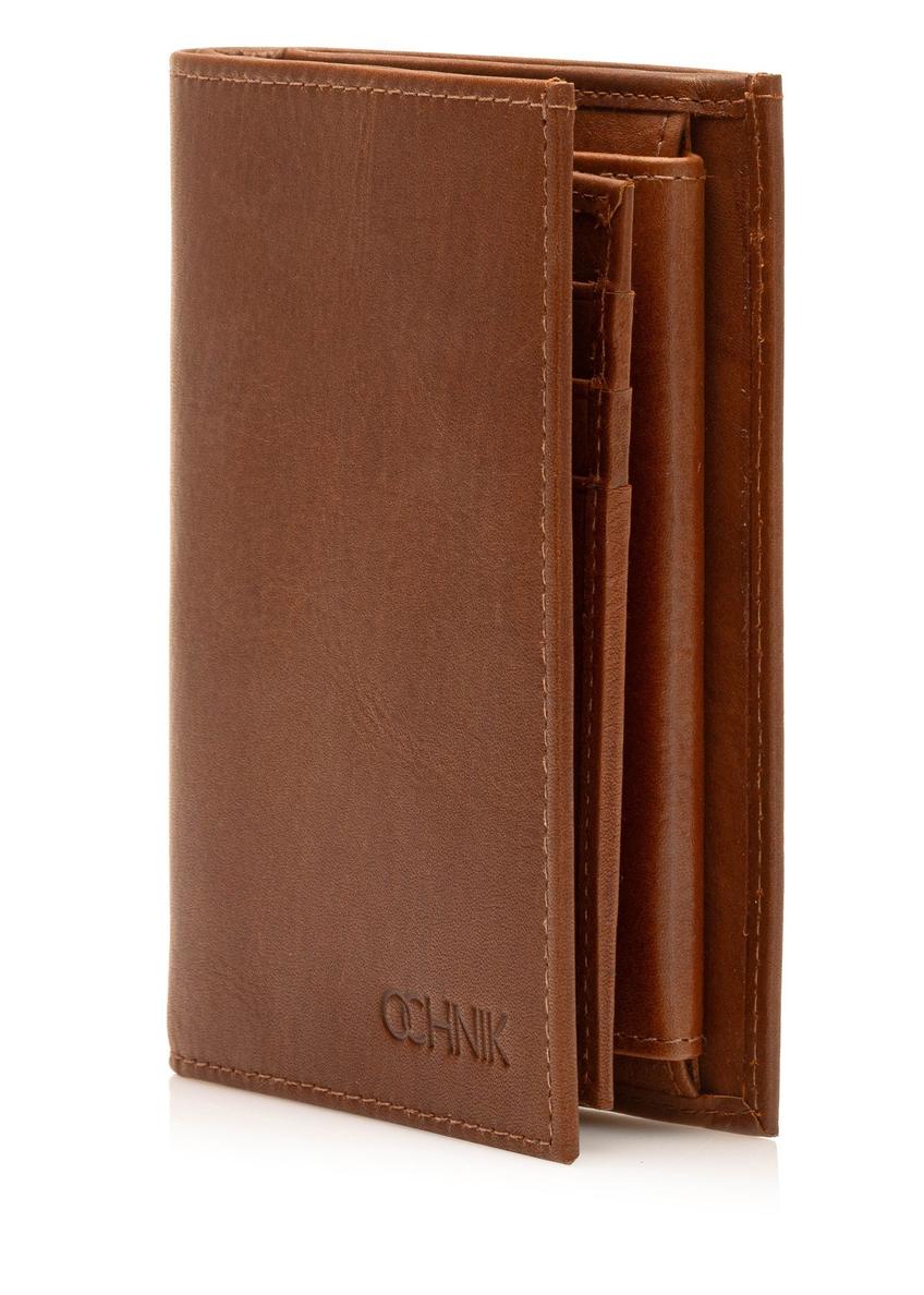 Portfel męski w kolorze koniaku PORMS-0300A-88(Z25)