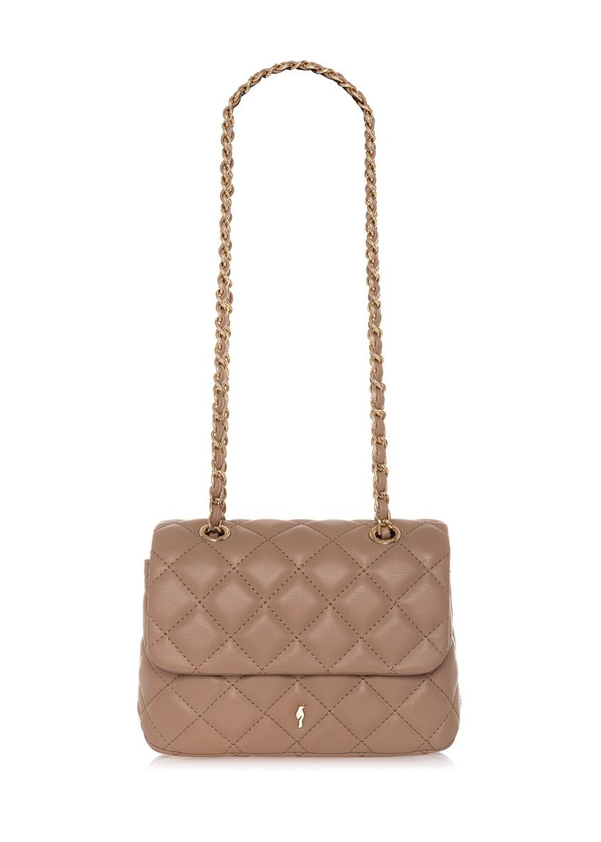 Бежева стьобана жіноча сумочка TOREC-0932B-81(W25)-08