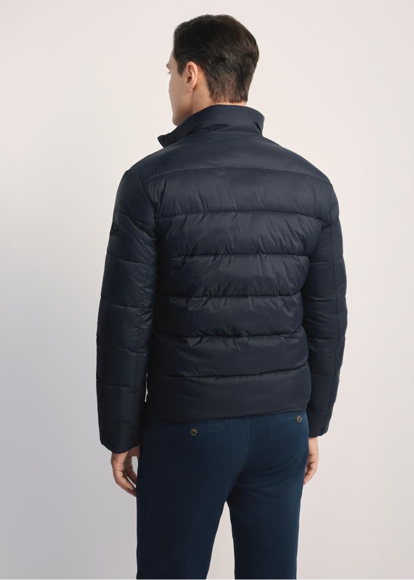 Темно-синя чоловіча демісезонна куртка KURMT-0389-69(Z25)