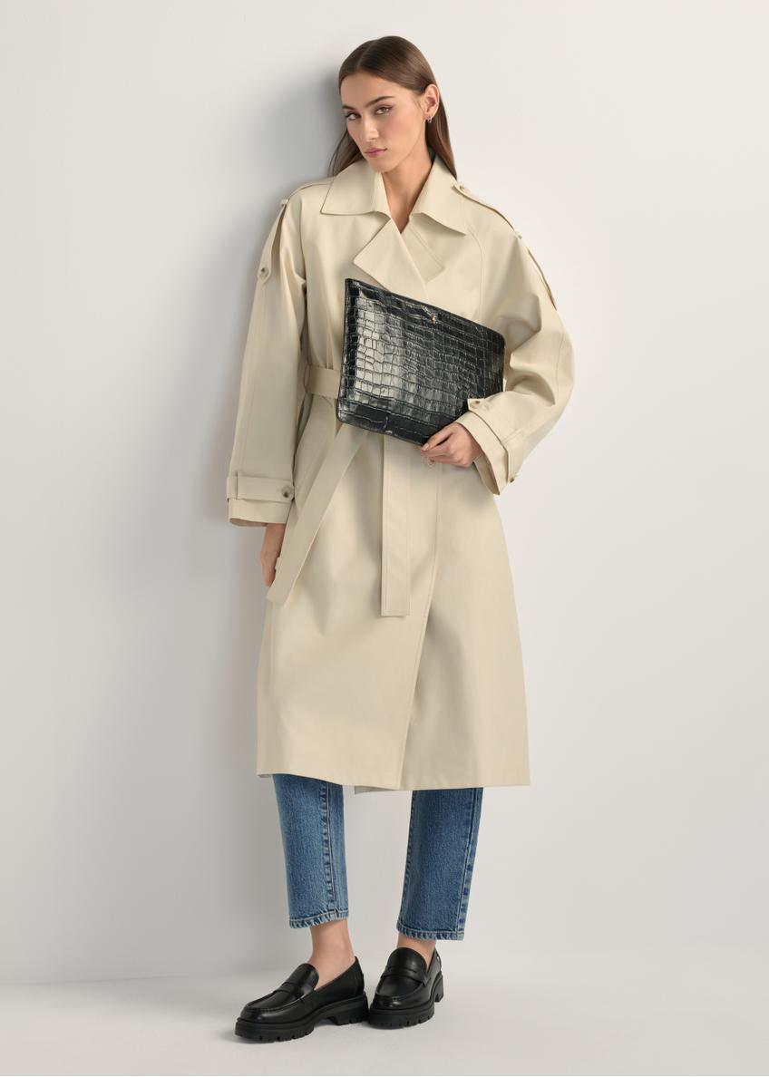 Чорна шкіряна жіноча сумка-папка TORES-0853F-9G(W26)