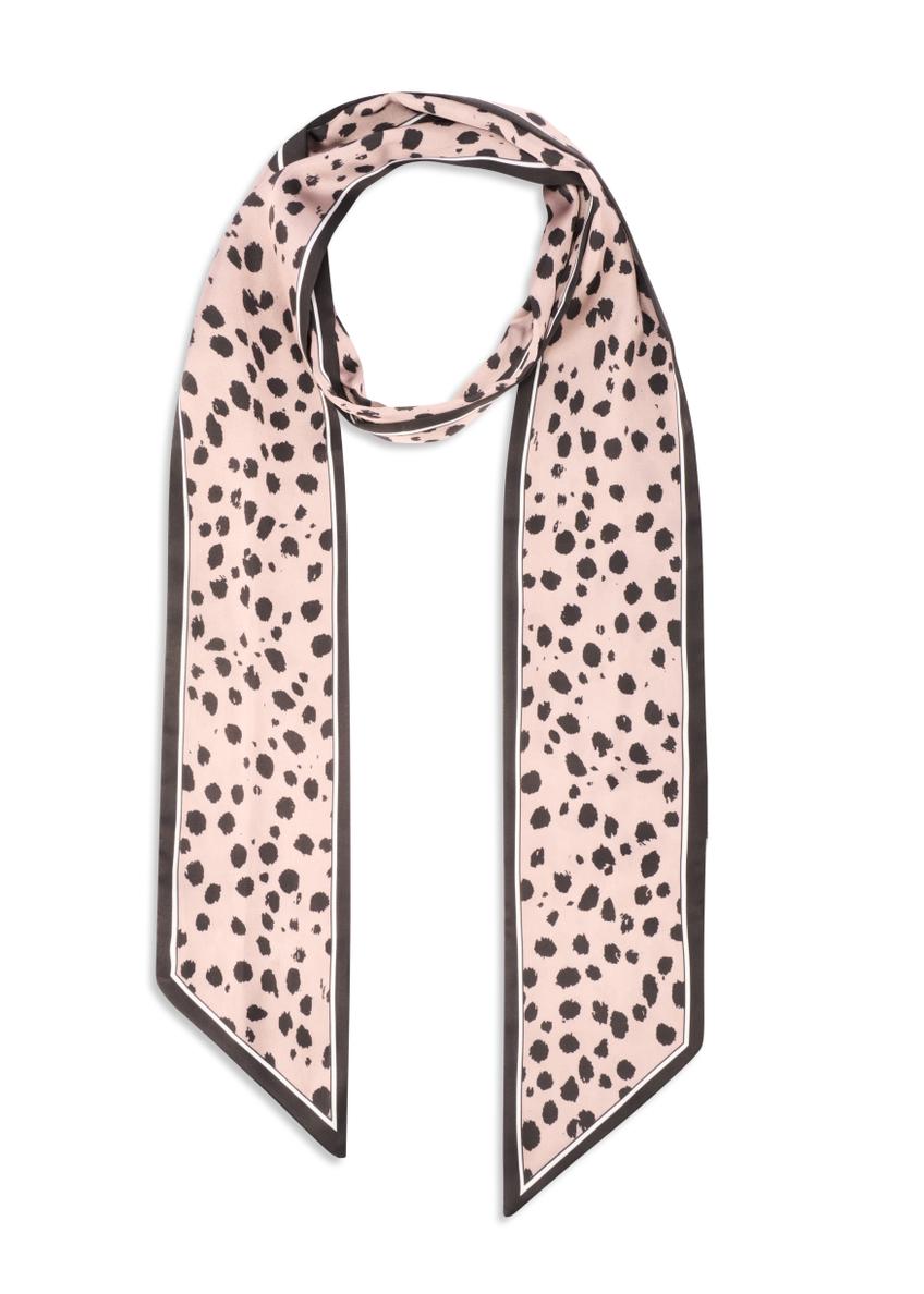 Жіноча хустинка з леопардовим принтом SZADT-0213-86(Z25)