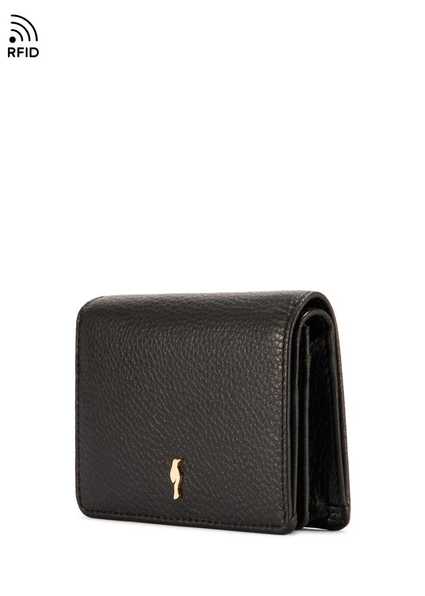 Чорний жіночий гаманець з RFID-захистом PORES-0824RFID-99(Z25)