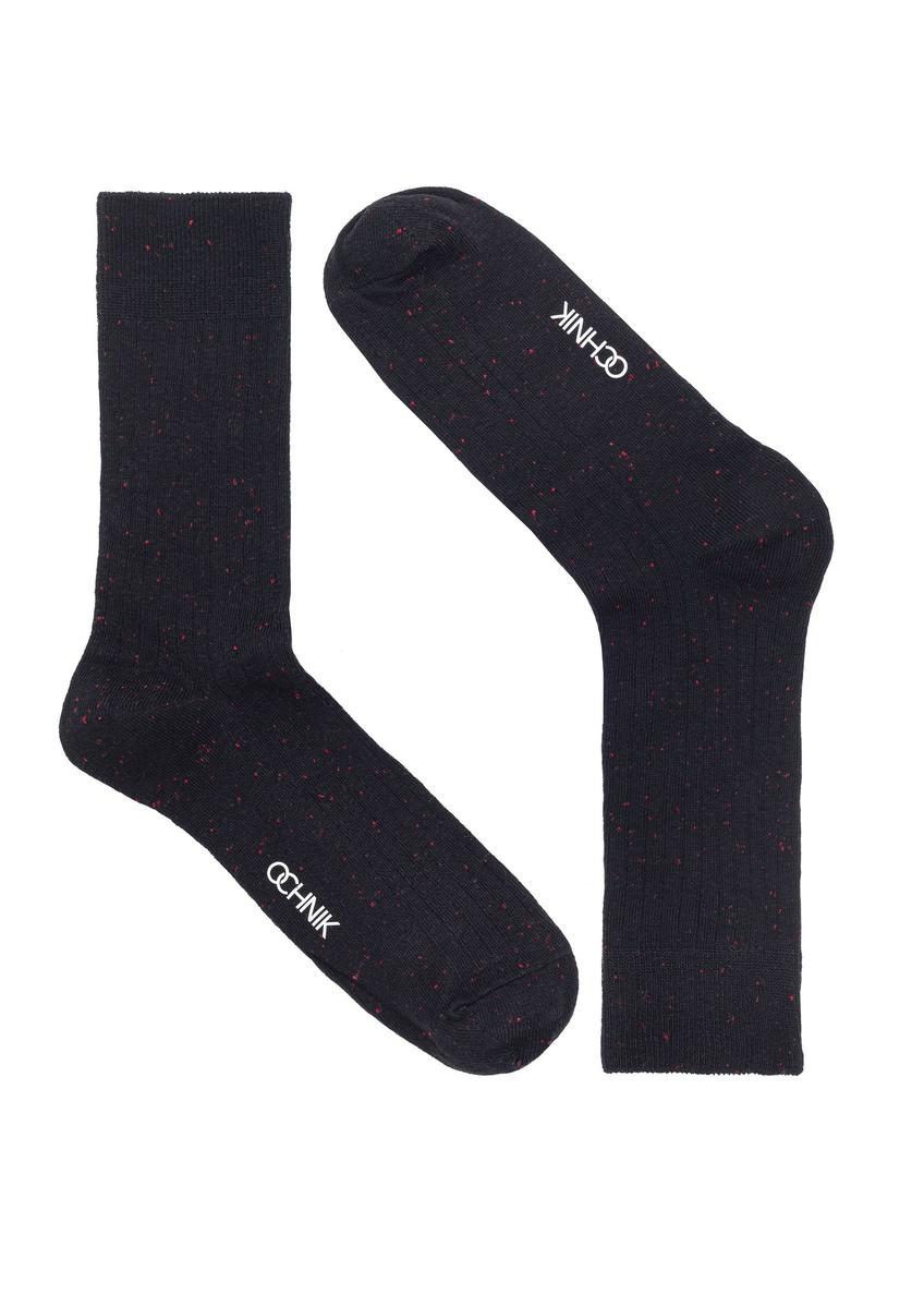 Чорні довгі чоловічі шкарпетки SKAMT-0192-99(Z25)