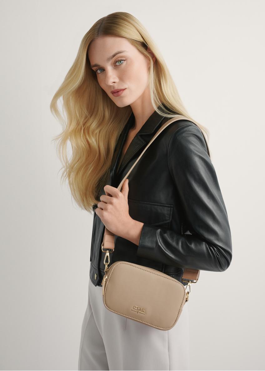 Бежева мала жіноча сумка TOREC-1172-1B(W26)