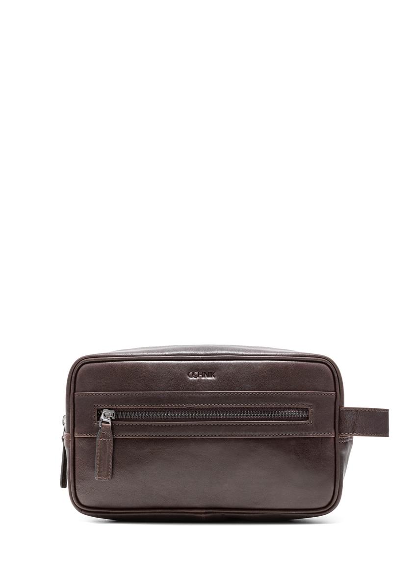 Коричнева чоловіча косметичка TORMS-0463-89(Z25)