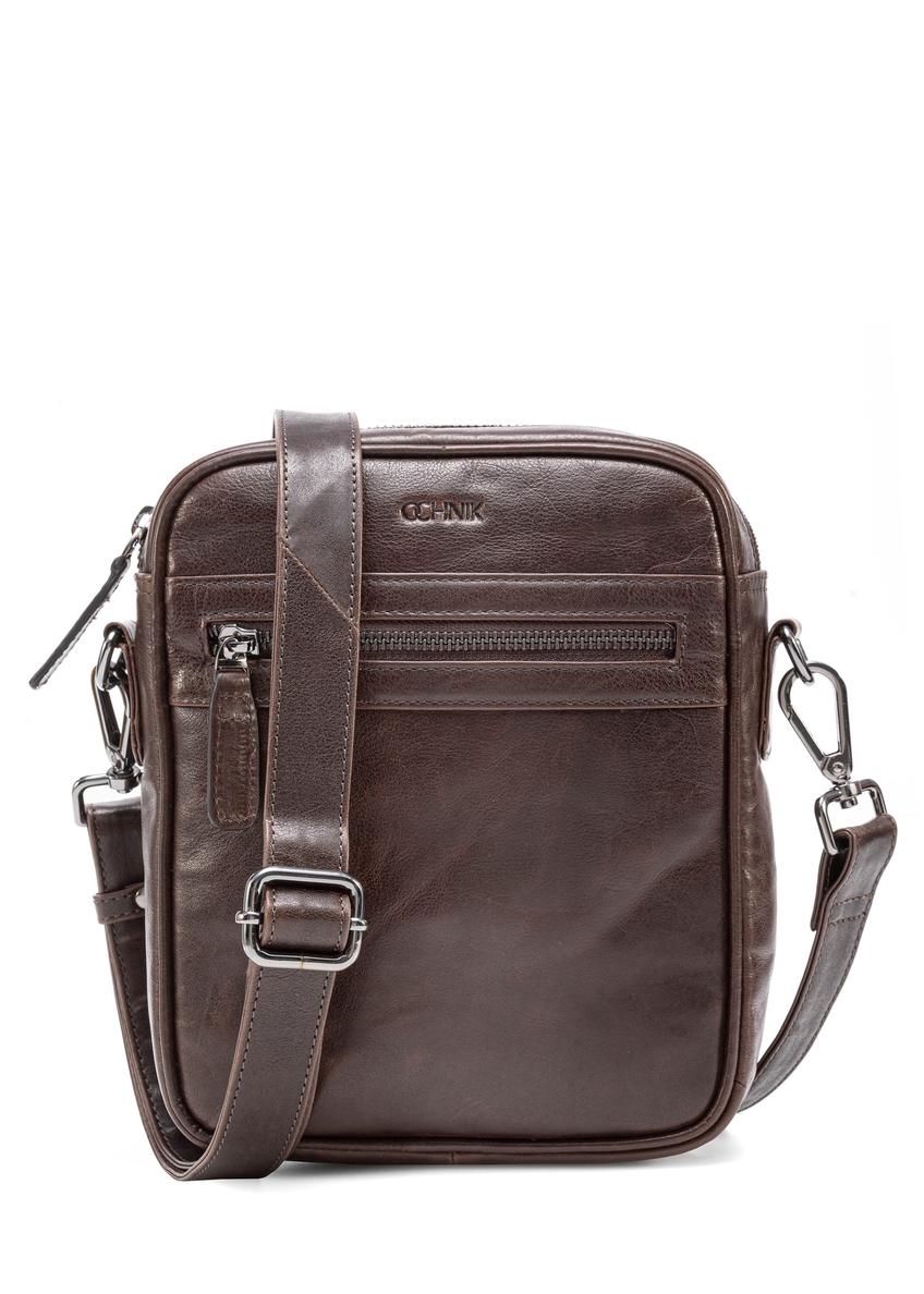 Brązowa saszetka męska TORMS-0461-89(Z25)