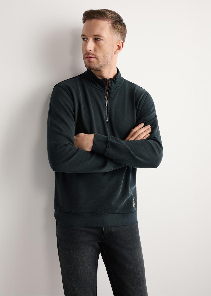 Чорна чоловіча бавовняна кофта BLZMT-0077-99(W26)