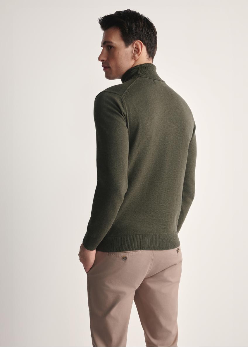 Чоловічий гольф хакі SWEMT-0095B-55(Z25)