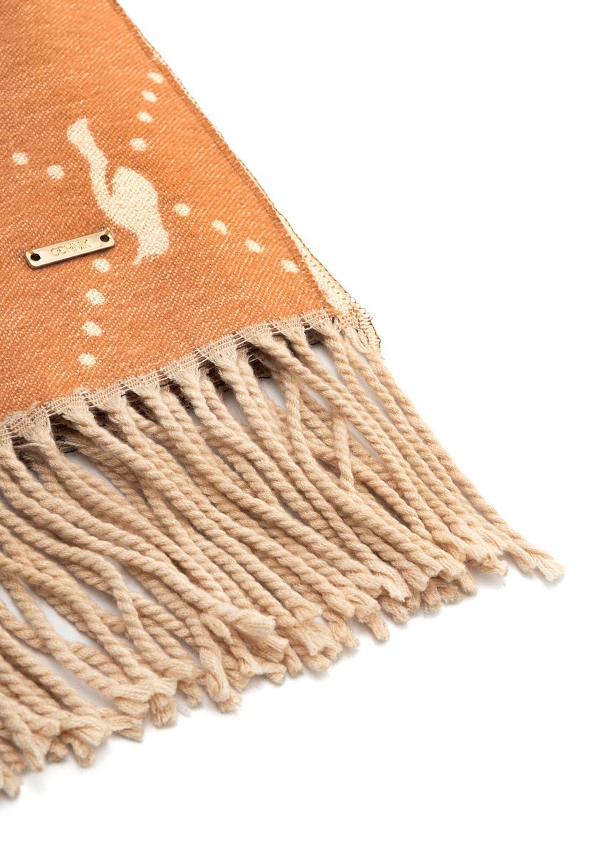 Duży szal damski dwustronny SZADT-0160A-24(Z25)