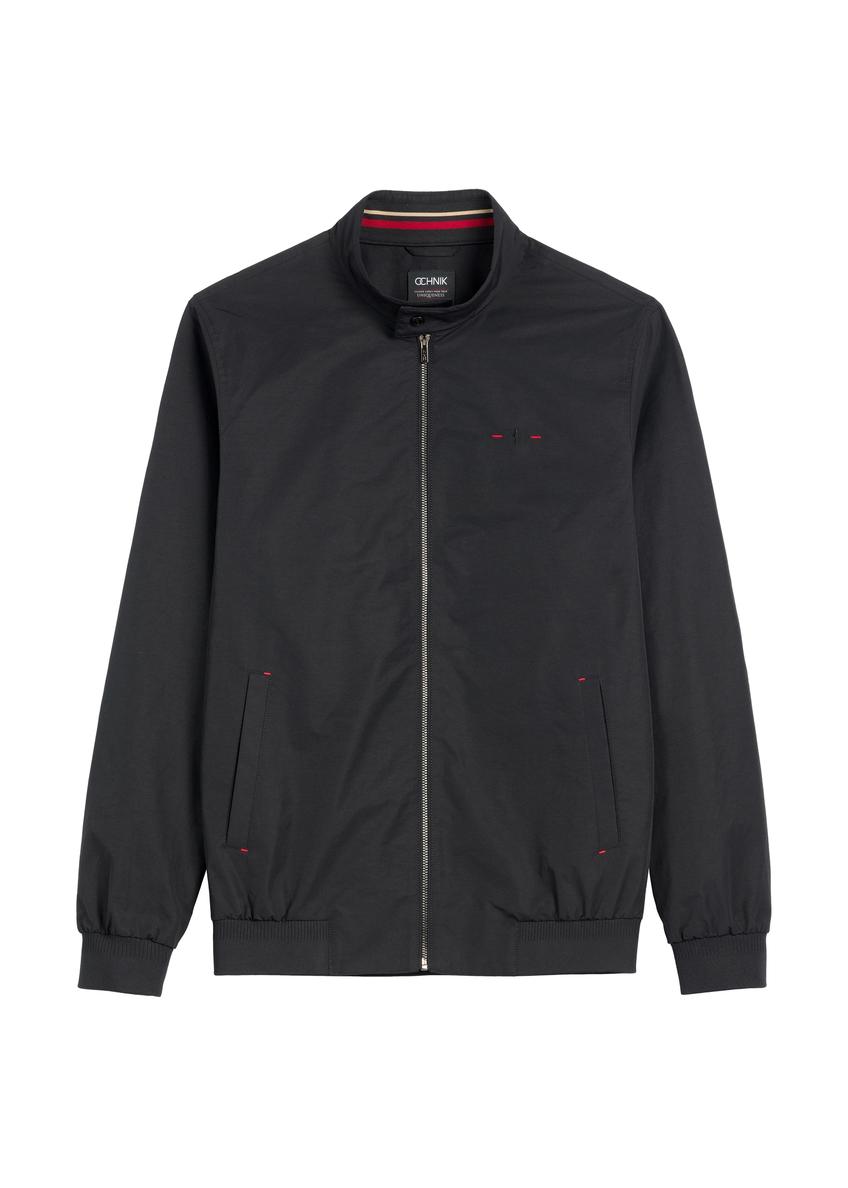 Чорна легка чоловіча куртка KURMT-0370-99(W26)