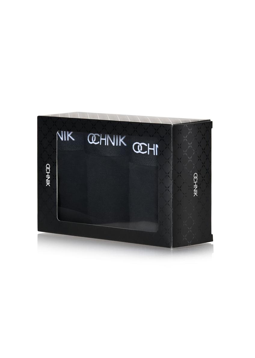Trójpak czarnych bokserek męskich ZESMB-0001A-99(KS)