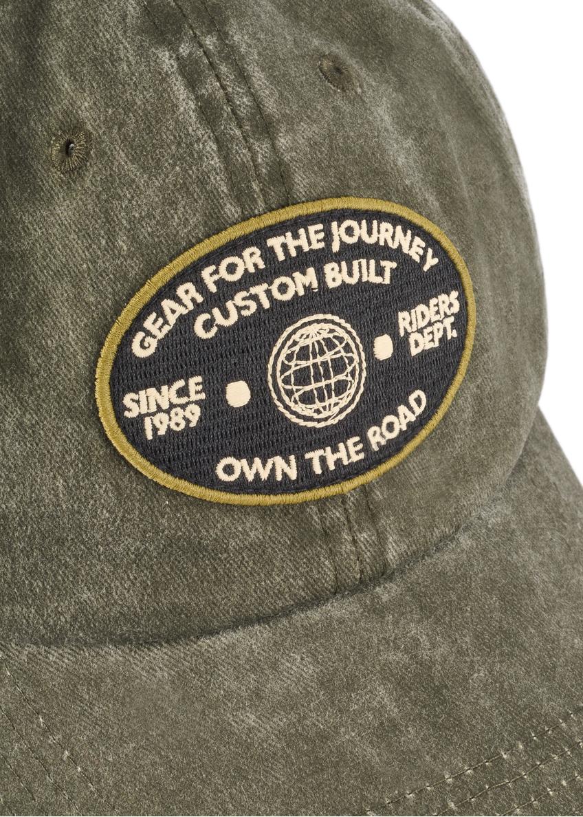 Czapka z daszkiem unisex w kolorze khaki CZALT-0019-8D(W26)