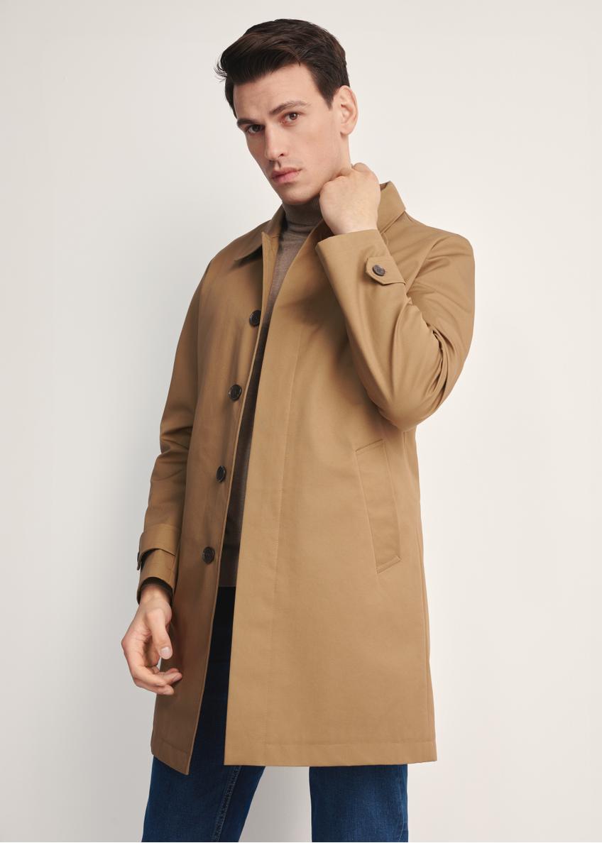 Чоловіча куртка світло-коричневого кольору KURMT-0397-89(Z25)