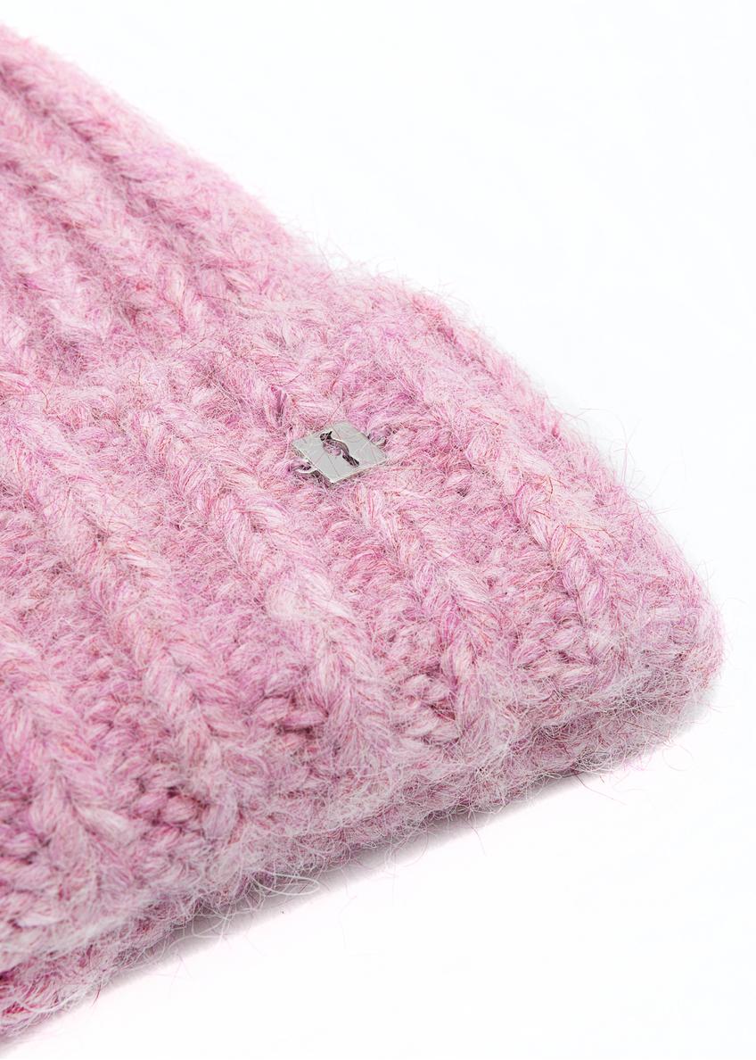 Жіноча зимова рожева шапка CZADT-0205-31(Z25)