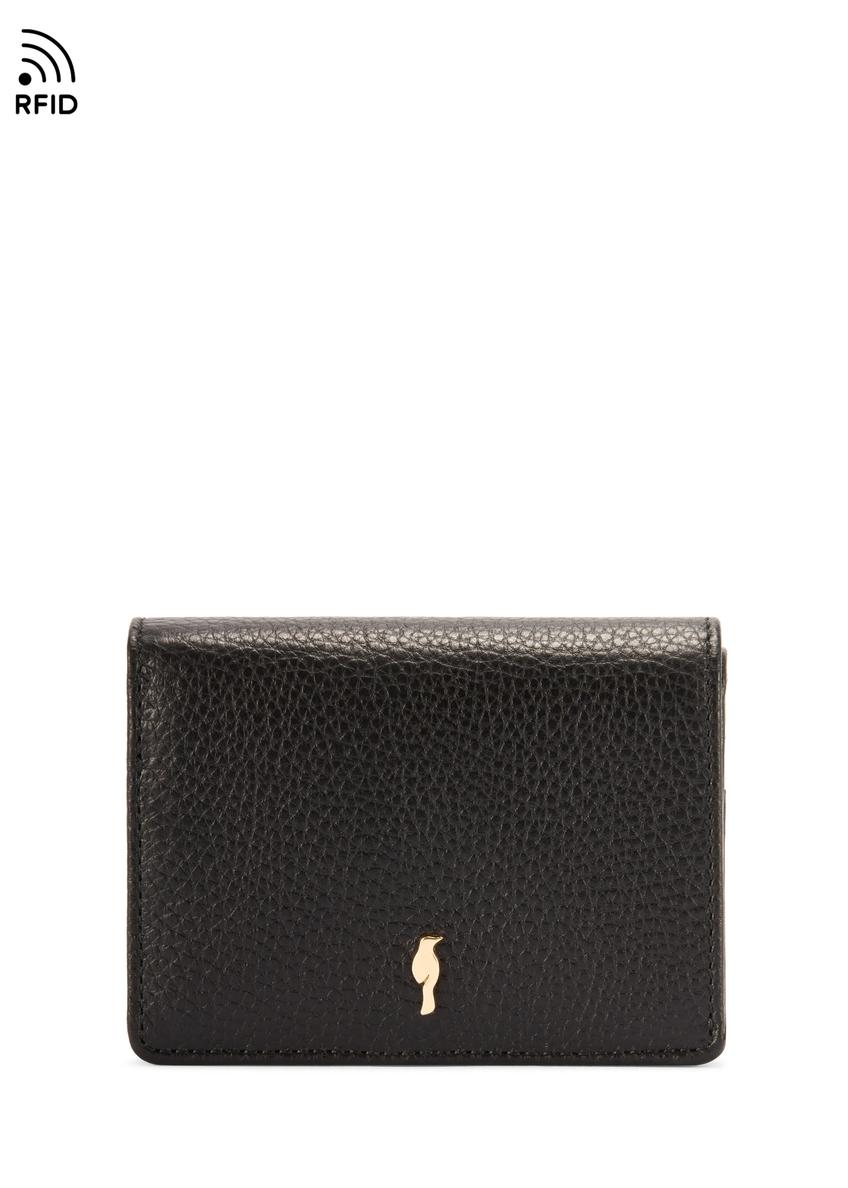 Чорний жіночий гаманець з RFID-захистом PORES-0824RFID-99(Z25)
